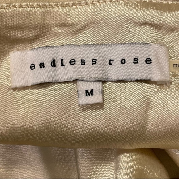 ENDLESS ROSE by ANTHROPOLOGIE Tiered Sweetheart Dress in Crème - Picture 7 of 11